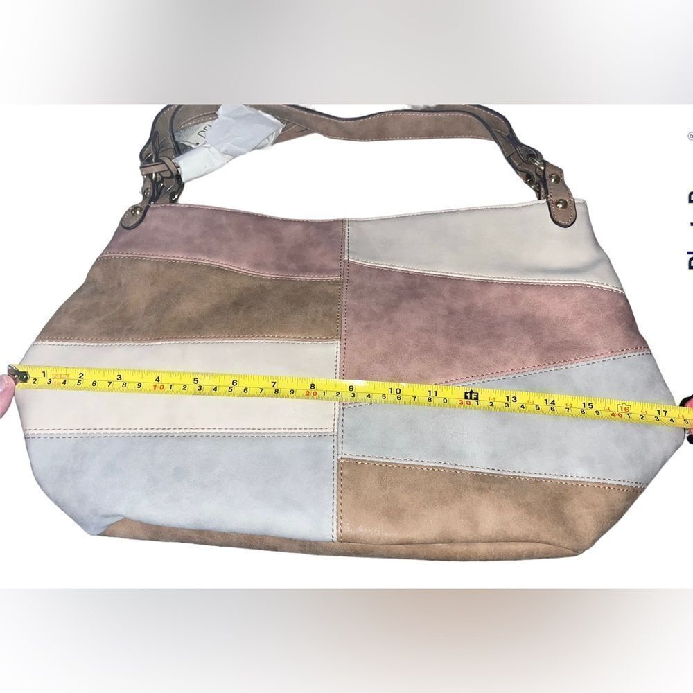 Del mano faux shoulder bag with tassel pull - Picture 6 of 6